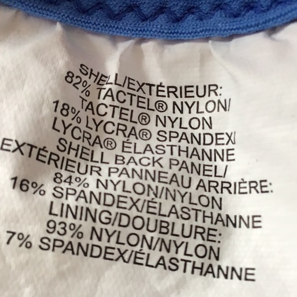 Tory Burch Sport Orange and Light Blue Sports Bral - Picture 11 of 12